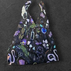 Mystical Black and Purple Dress